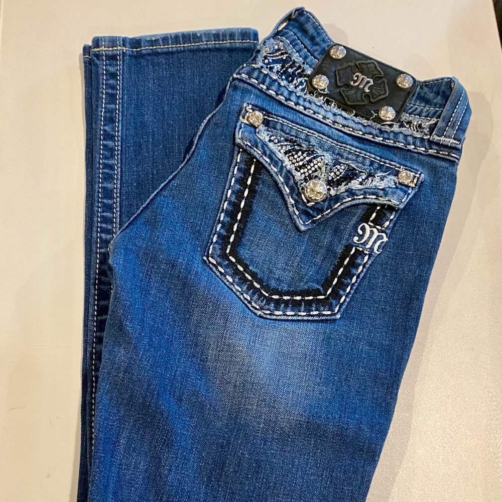 Miss Me Skinny Jean Waist Size 27 Inseam 28 1/2